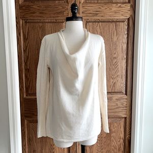 Cashmere Saks Fifth Avenue Drape Neck Sweater